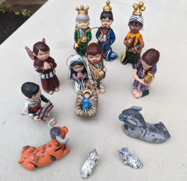 Nativity set