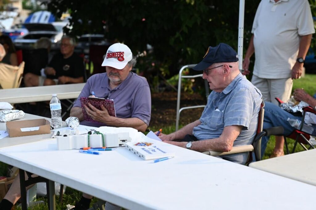 Joe & Ray at registration table